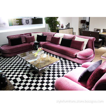 Fabric sofa, fashionable design with luxury appearance